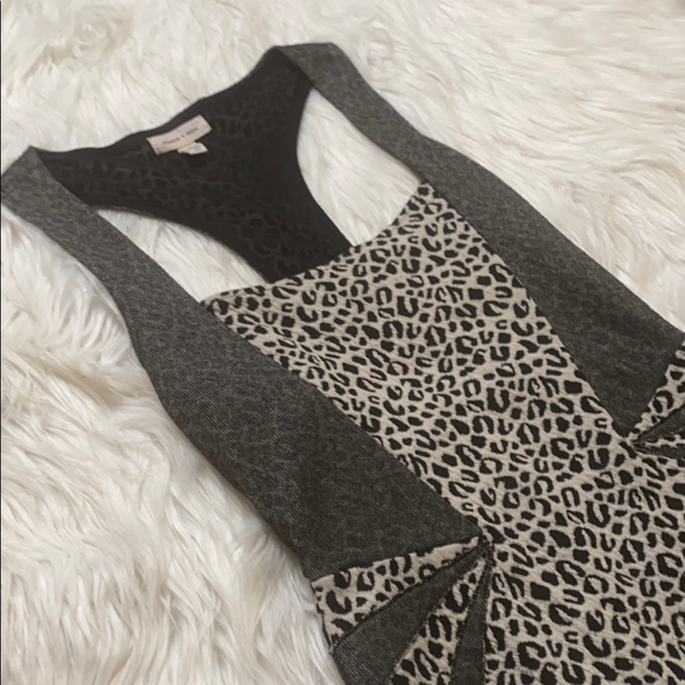 Silence & Noise Leopard Print Halter Dress, Xs - image 2